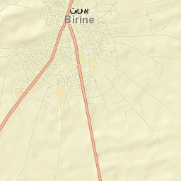 Birine Street Map