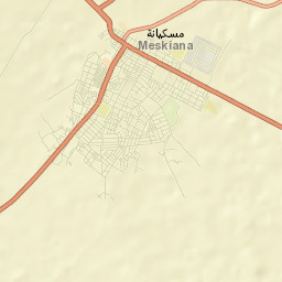 Meskiana Street Map