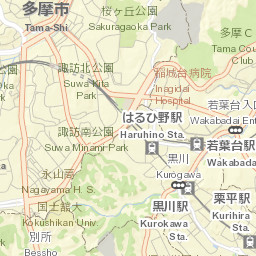Tama-shi Street Map