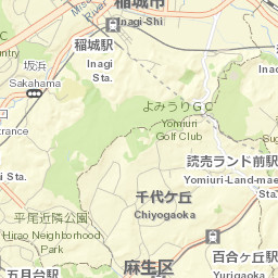 Inagi-shi Street Map