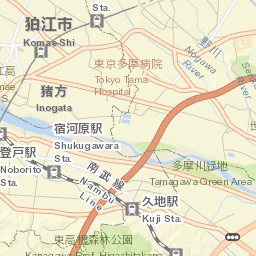 Komae-shi Street Map