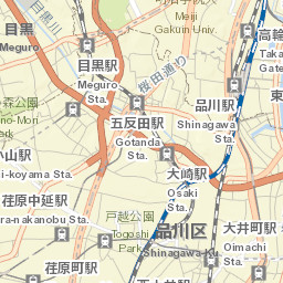 Shinagawa-ku Street Map