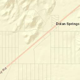 Dolan Springs Street Map