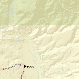 Pecos Street Map