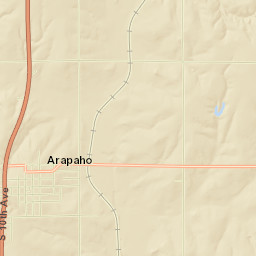 Arapaho Street Map