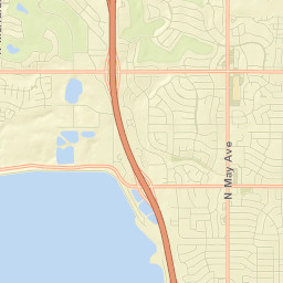 12532 Trail Oak Drive Oklahoma City Street Map