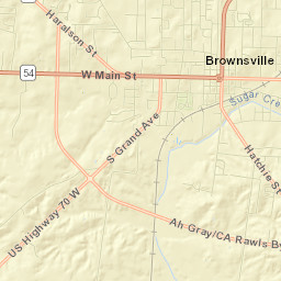 317-333 West Main Street, Brownsville, TN Street Map
