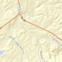 Bledsoe County Street Map