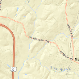 3391 U.S. 321 Business, Newton, NC Street Map