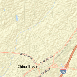 China Grove Street Map