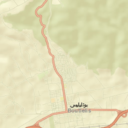Bou Tlelis Street Map