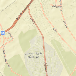 Chahar Dangeh Street Map