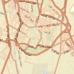 Shahr-e-Rey Street Map