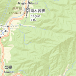 Nagiso Street Map