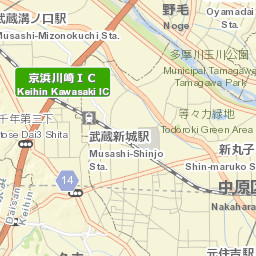 Kawasaki-shi Street Map