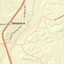 Templeton Street Map