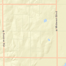 Oklahoma County Street Map