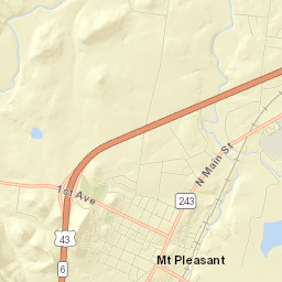 Mount Pleasant Street Map