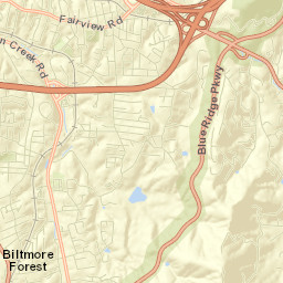 Biltmore Forest Street Map