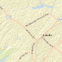 Landis Street Map