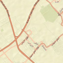 Baharestan Street Map