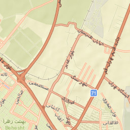 Baghershahr Street Map