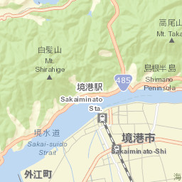 Sakaiminato Street Map