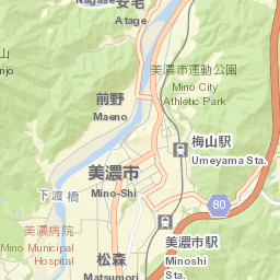 Mino Street Map