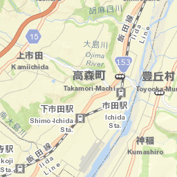 Takamori Street Map