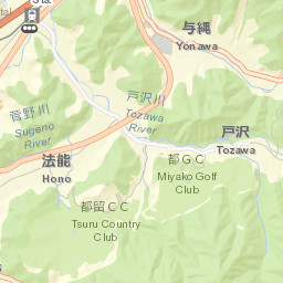 Tsuru-shi Street Map