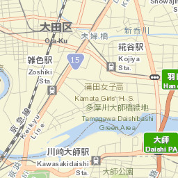 Ōta-ku Street Map