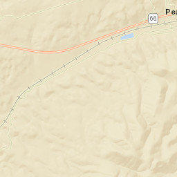 Peach Springs Street Map