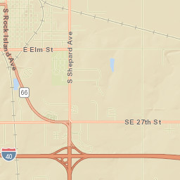 1818 S Alfadale Rd El Reno OK 73036 Street Map