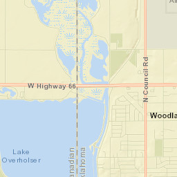Oklahoma City Oklahoma Street Map