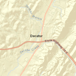 Decatur Street Map