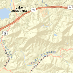 Lake Junaluska Street Map