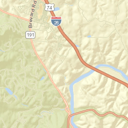 Bent Creek Street Map