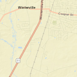 Winterville Street Map