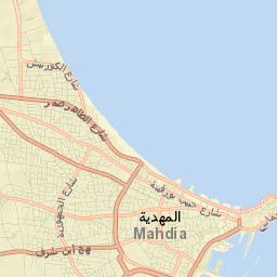 Mahdia Street Map