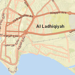 Latakia Street Map