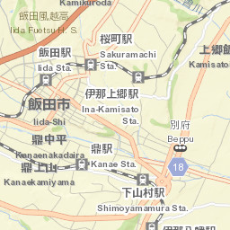 Iida Street Map