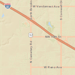 2516-2520 West Olympic Drive Yukon OK Street Map