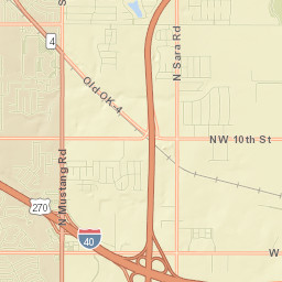 11401-11427 West Reno Avenue Yukon OK Street Map