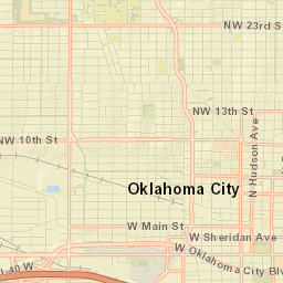 133 West Main Street Oklahoma City Street Map