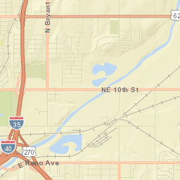 3759-3999 Northeast 4th Street, Oklahoma Street Map