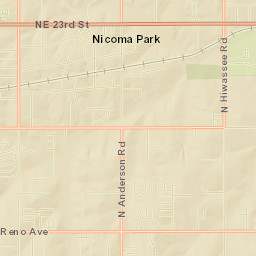 Nicoma Park Street Map