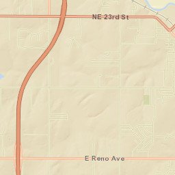 1494-1580 N Dobbs Rd Harrah OK Street Map