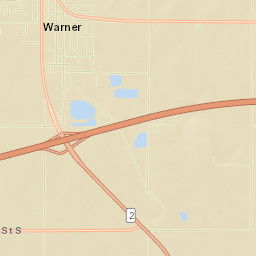 Warner Street Map