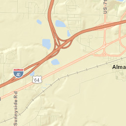 Alma Street Map