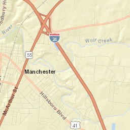 Coffee County Street Map